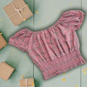 Aeropostale Smoked Crop Top